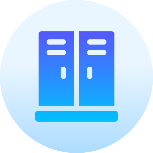 Locker Basic Gradient Circular icon