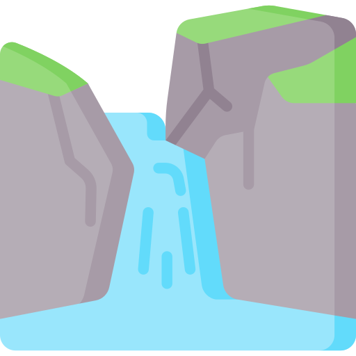 wasserfall Special Flat icon