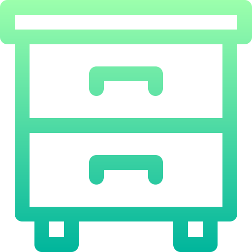 Drawers Basic Gradient Lineal color icon