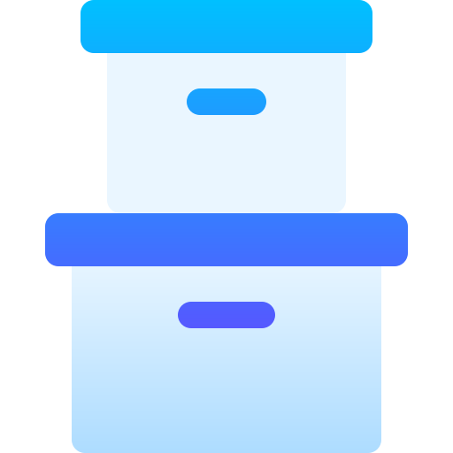 caja de entrega Basic Gradient Gradient icono