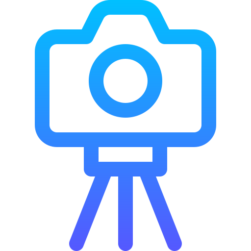 фото камера Basic Gradient Lineal color иконка