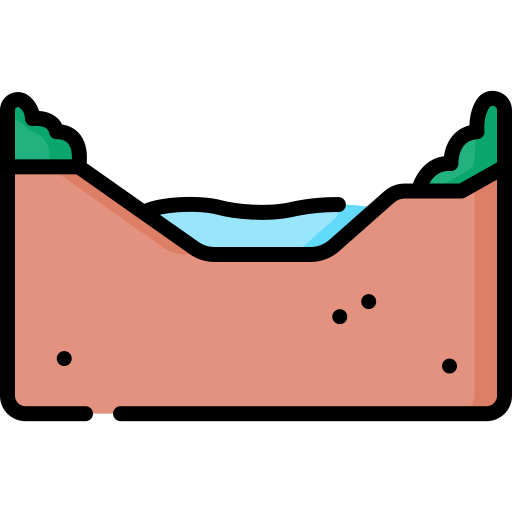 Floodplain Special Lineal color icon