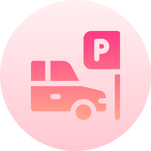 parkplatz Basic Gradient Circular icon