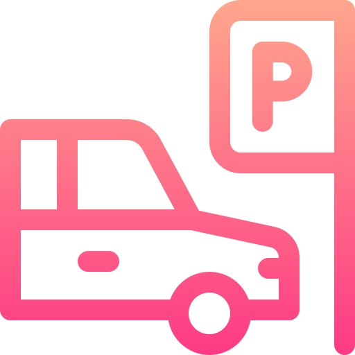 parkplatz Basic Gradient Lineal color icon