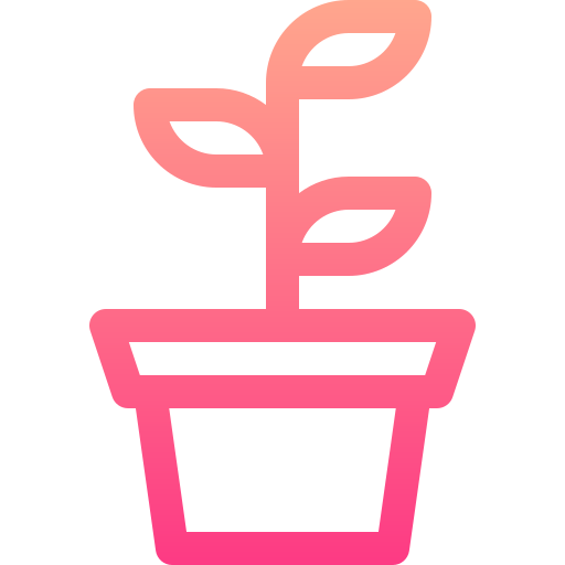 Растение Basic Gradient Lineal color иконка