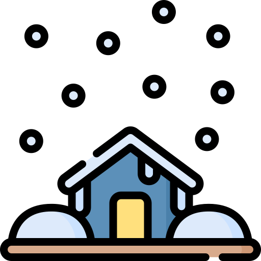 gruby śnieg Special Lineal color ikona