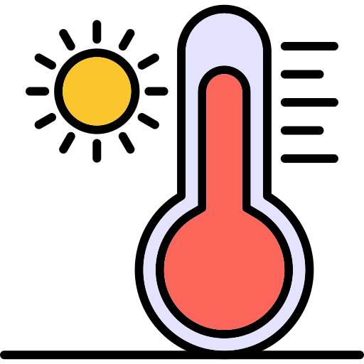 temperatura alta Generic color lineal-color Ícone