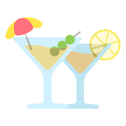 cocktail Generic color fill icoon