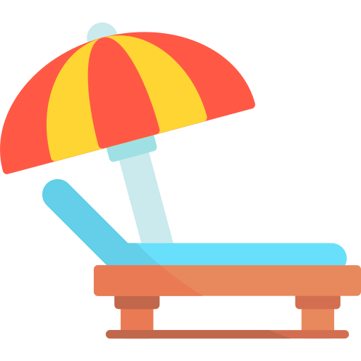 leżak Generic color fill ikona