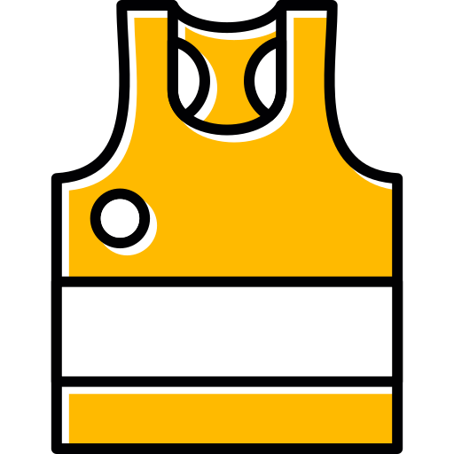 탱크탑 Generic color lineal-color icon