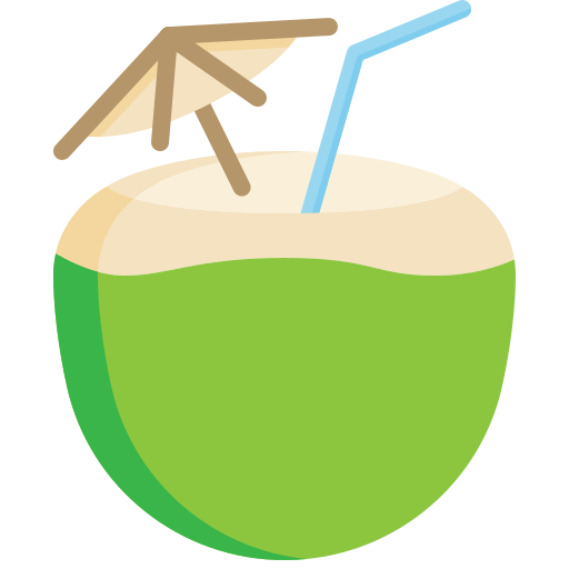 woda kokosowa Generic color fill ikona
