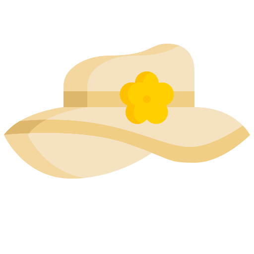 kapelusz plażowy Generic color fill ikona