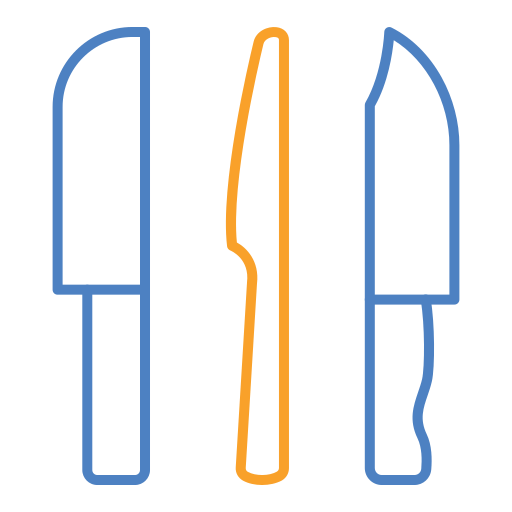 cuchillos Generic color outline icono