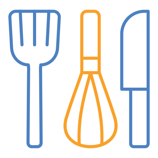 utensili da cucina Generic color outline icona