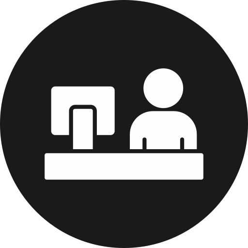 Work place Generic black fill icon
