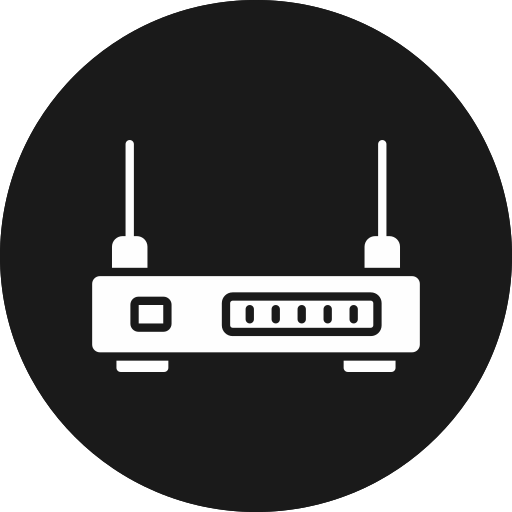 Wifi router Generic black fill icon