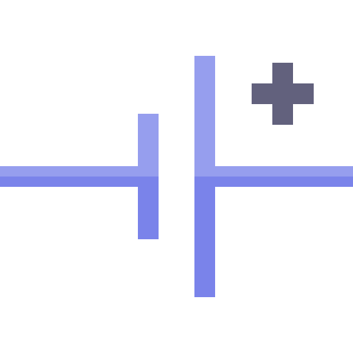 Dc voltage source Basic Straight Flat icon