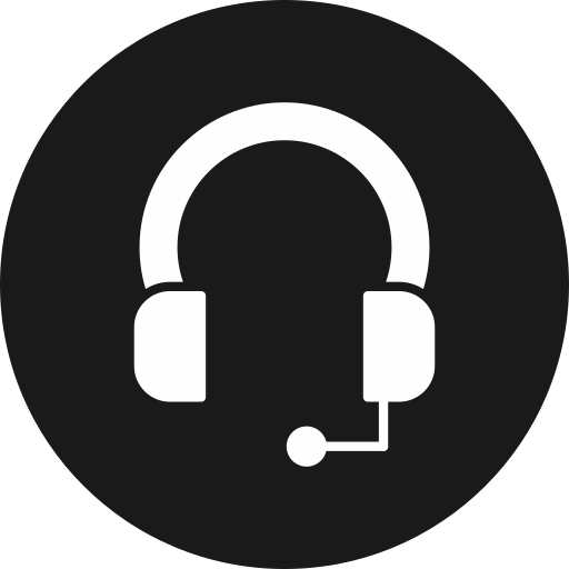 zestaw słuchawkowy Generic black fill ikona