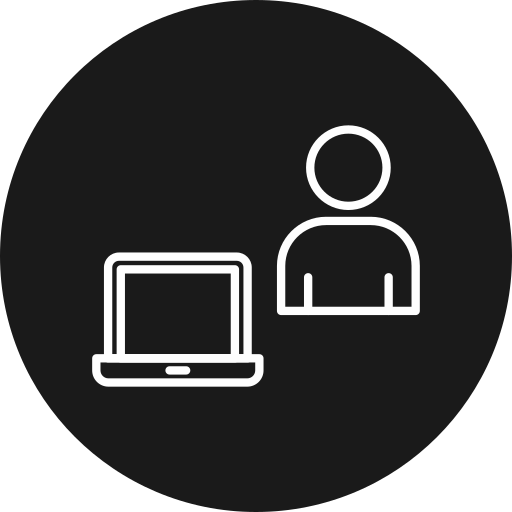 Work from home Generic black fill icon