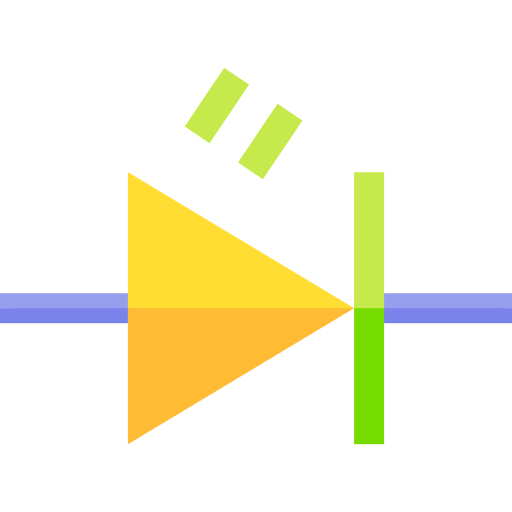 diodo Basic Straight Flat icono