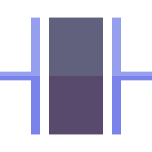 oscilador de cristal Basic Straight Flat icono