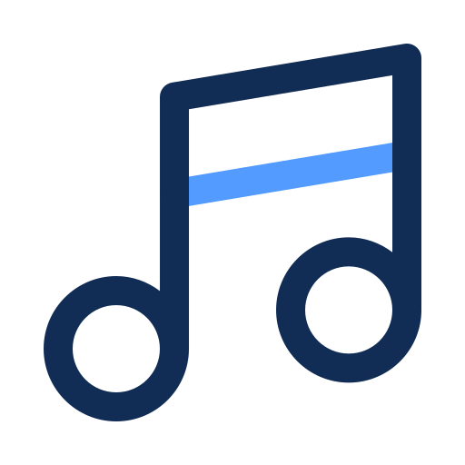 Musical note Generic color outline icon