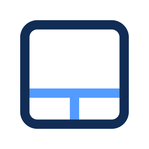 Touchpad Generic color outline icon