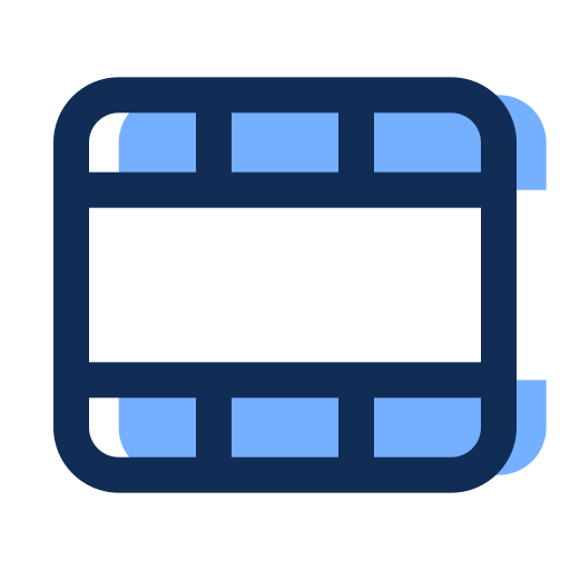 Film strip Generic color lineal-color icon