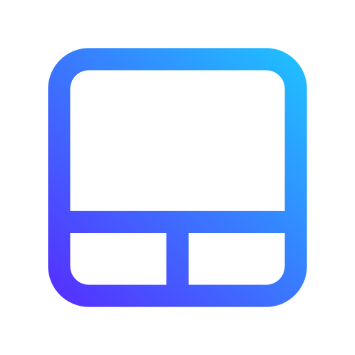 touchpad Generic gradient outline icon