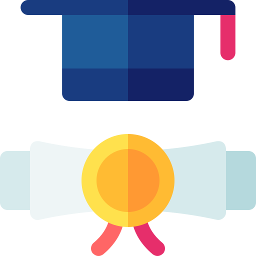 dyplom Basic Rounded Flat ikona