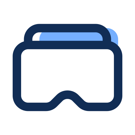 lunettes de réalité virtuelle Generic color lineal-color Icône