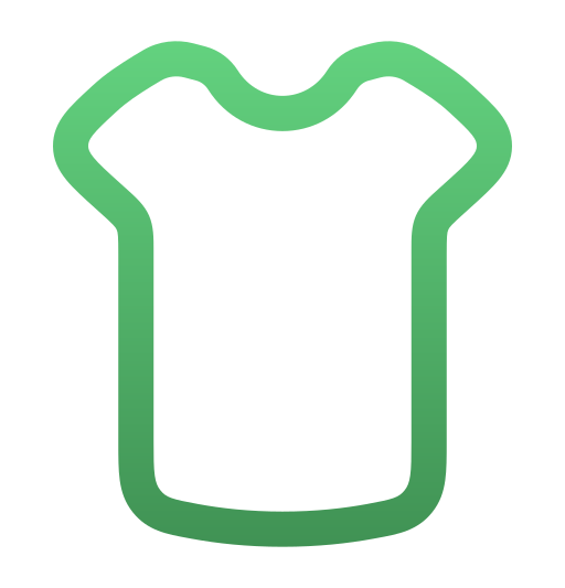 T-shirts Generic gradient outline icon