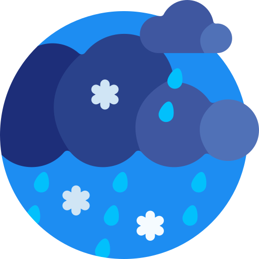 大雪 Detailed Flat Circular Flat icon