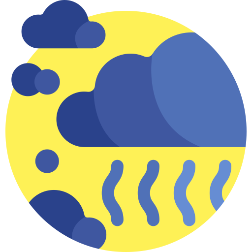 mgła Detailed Flat Circular Flat ikona