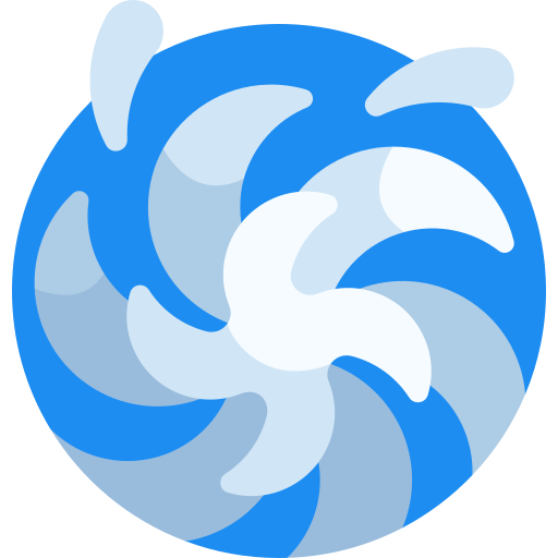 ハリケーン Detailed Flat Circular Flat icon