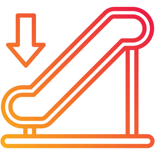 rolltreppe Generic gradient outline icon
