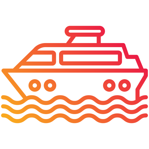 Ferry boat Generic gradient outline icon