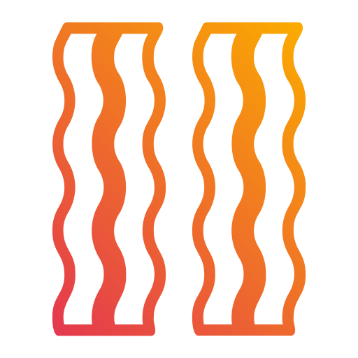 bacon Generic gradient outline Icône