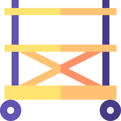 gerüst Basic Straight Flat icon