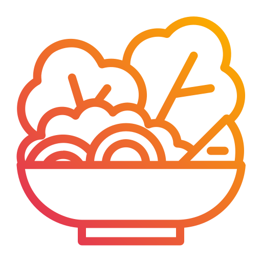 Salad Generic gradient outline icon