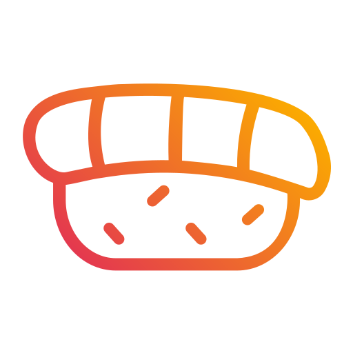 sushi Generic gradient outline icona