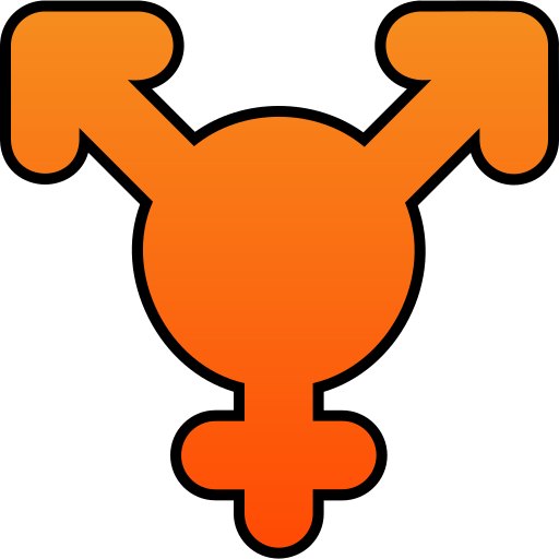Male female Generic gradient lineal-color icon