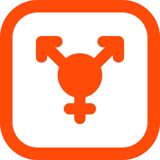 männlich weiblich Generic color fill icon