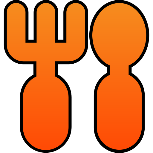 Spoon and fork Generic gradient lineal-color icon