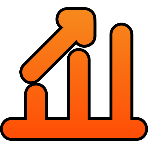 statystyczny Generic gradient lineal-color ikona