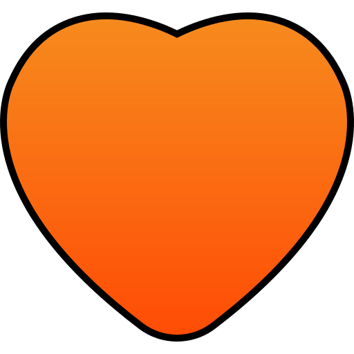 corazón Generic gradient lineal-color icono