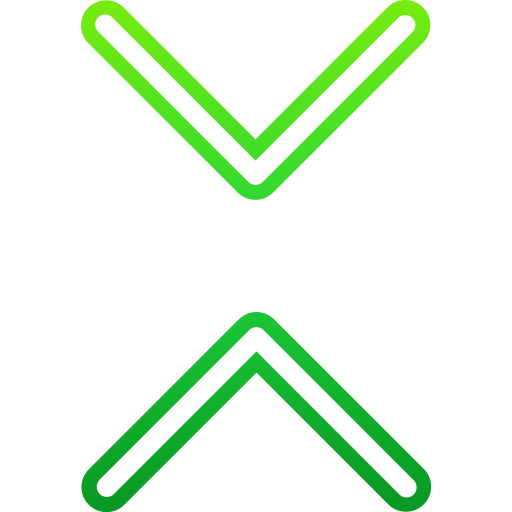 szewron Generic gradient outline ikona
