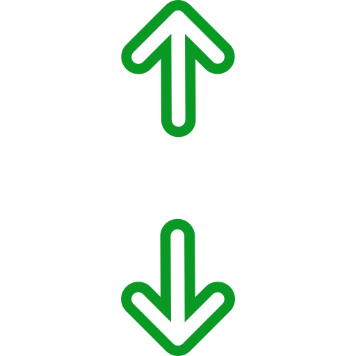 flechas arriba y abajo Generic color outline icono