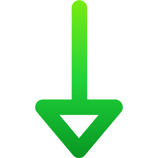 下矢印 Generic gradient fill icon