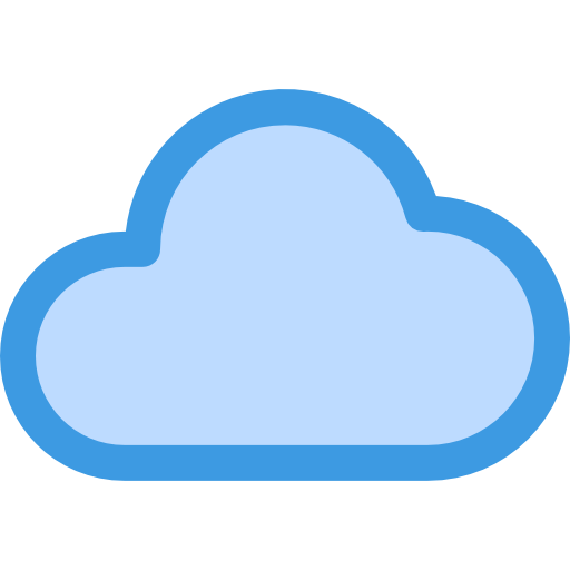 구름 itim2101 Blue icon